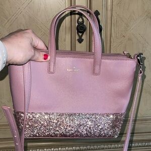 Kate Spade Pink Pebbled Leather Tote